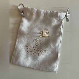 Kendra Scott Elyse double band ring size 8